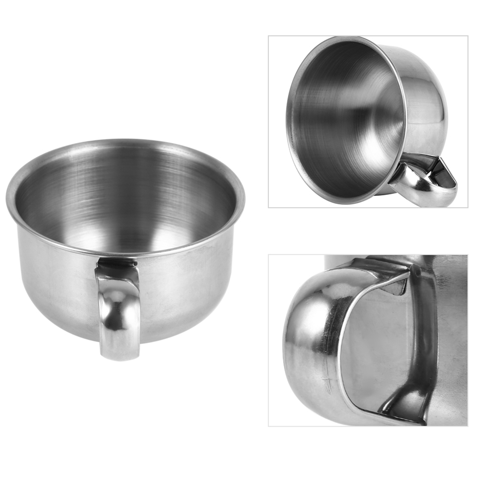Shaving Bowl Soap - Nuova Tazza in Acciaio Inossidabile per