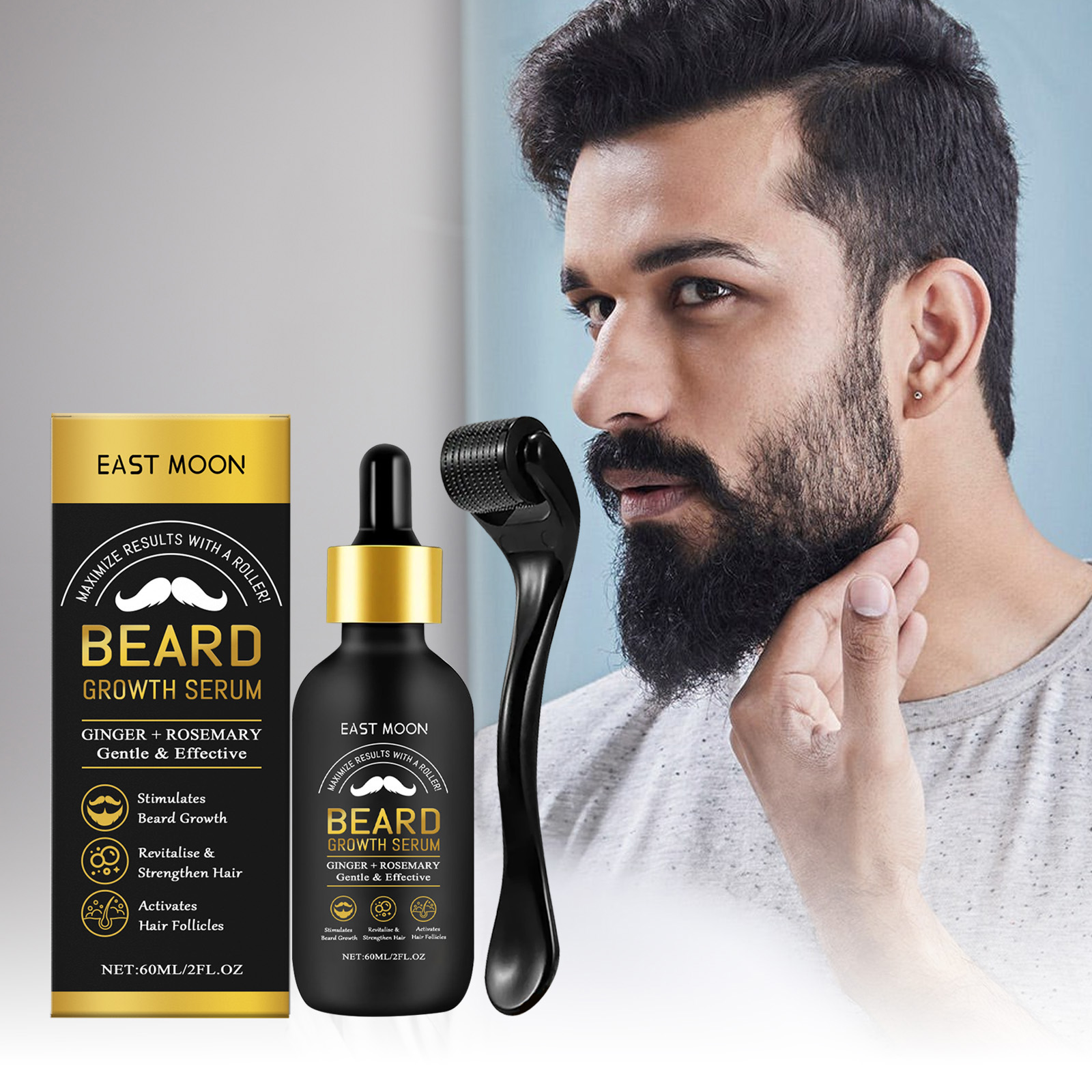 Men'S Grooming Tonic - Olio per la Cura della Barba