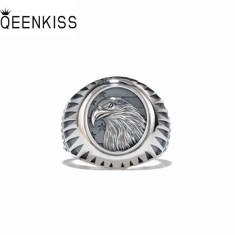 Men'S Grooming Set Gift - QEENKISS Anelli in argento sterling 925