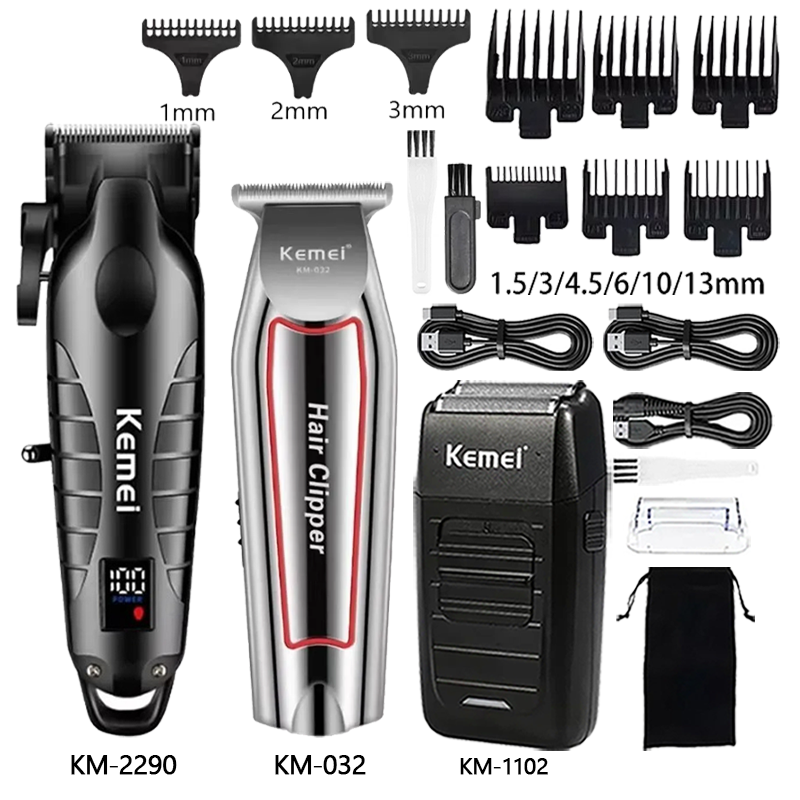 Mens Grooming Barber - Tagliacapelli Professionale Ricaricabile Senza Fili per
