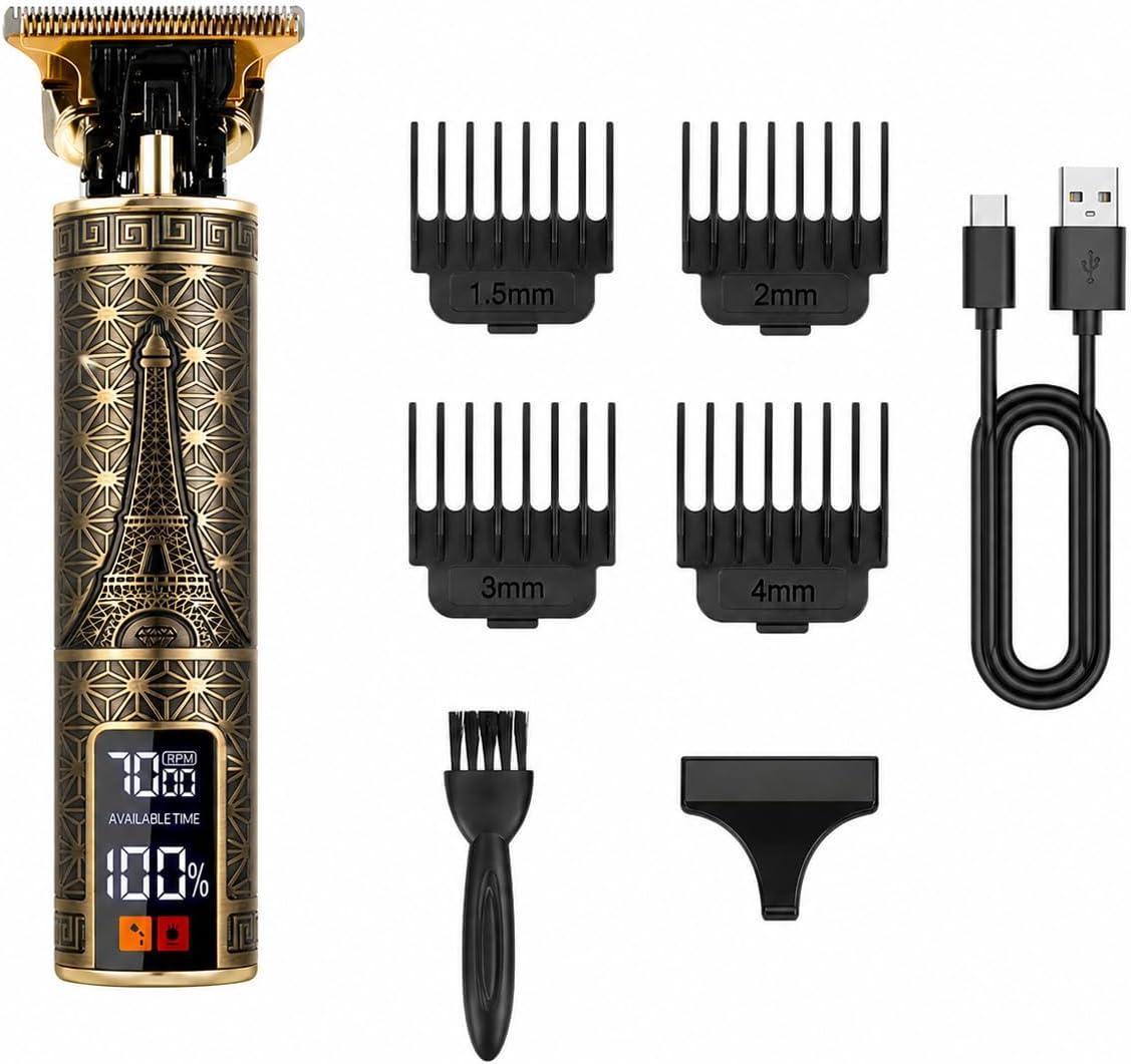 Mens Grooming Barber - Tagliacapelli Elettrico Professionale da Uomo con