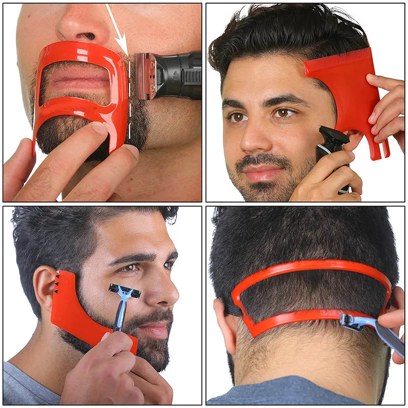 2/4 pezzi pettini per barba da - Men'S Grooming Scissors recensione e prezzo