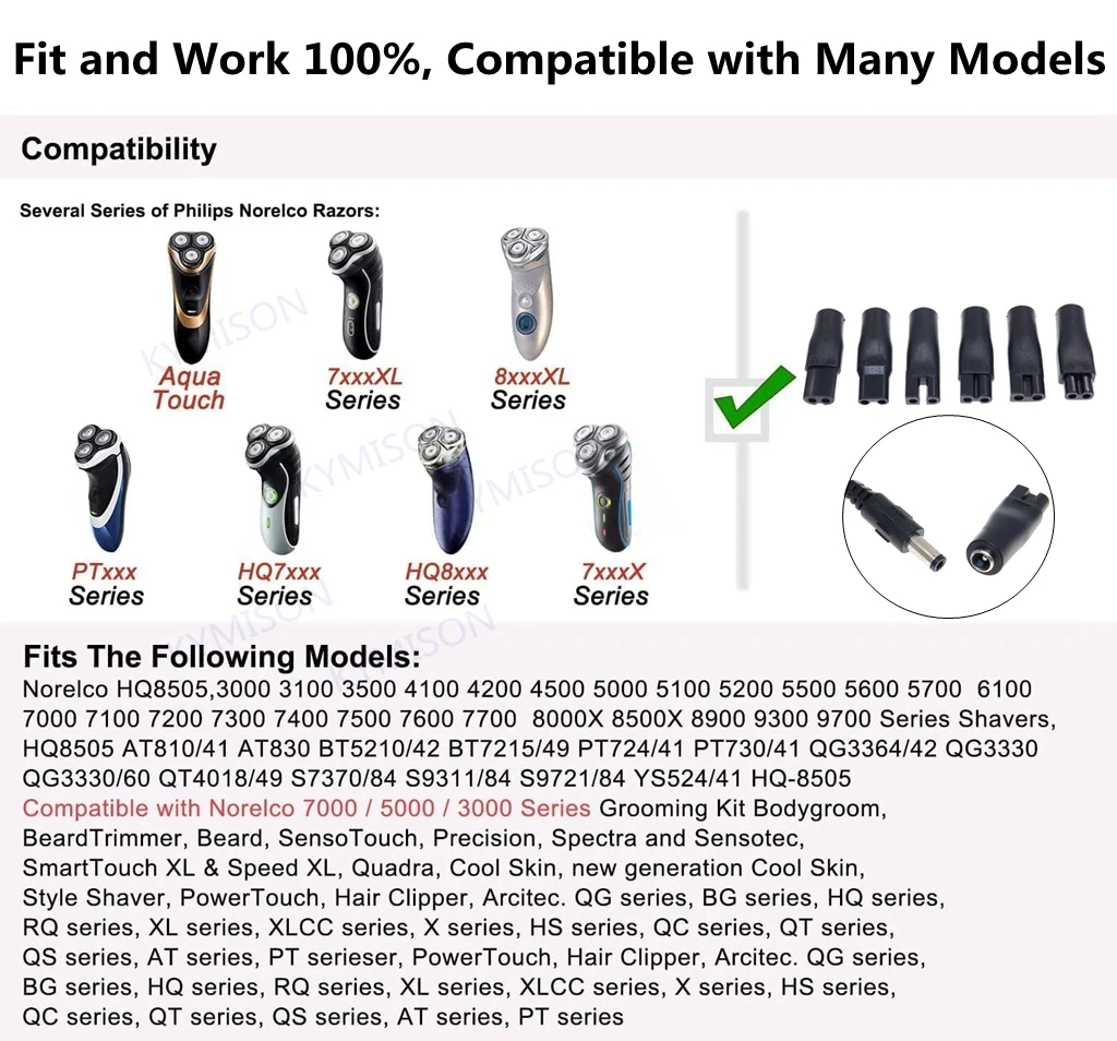 8 Cavi di Alimentazione di Ric - Men'S Grooming Scissors recensione e prezzo
