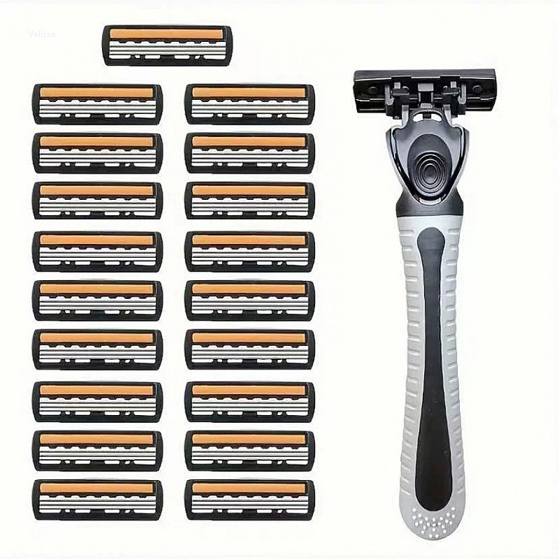 Rasoio manuale premium a 3 lam - Men'S Grooming Set Gift recensione e prezzo