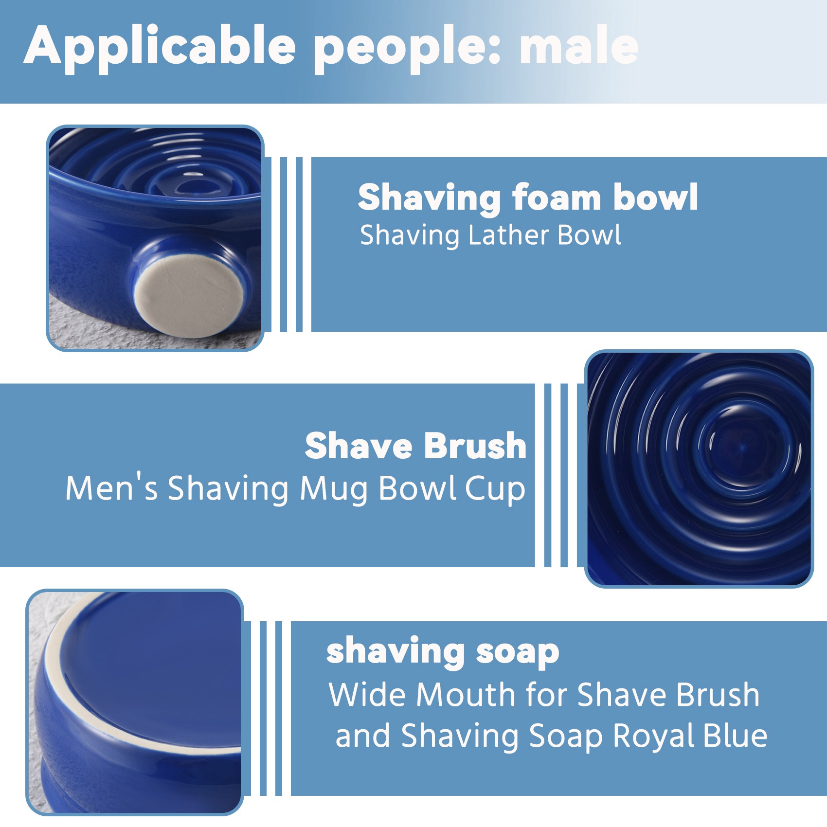 YCOC- Tazza da barba da uomo c - Shaving Bowl Soap recensione e prezzo