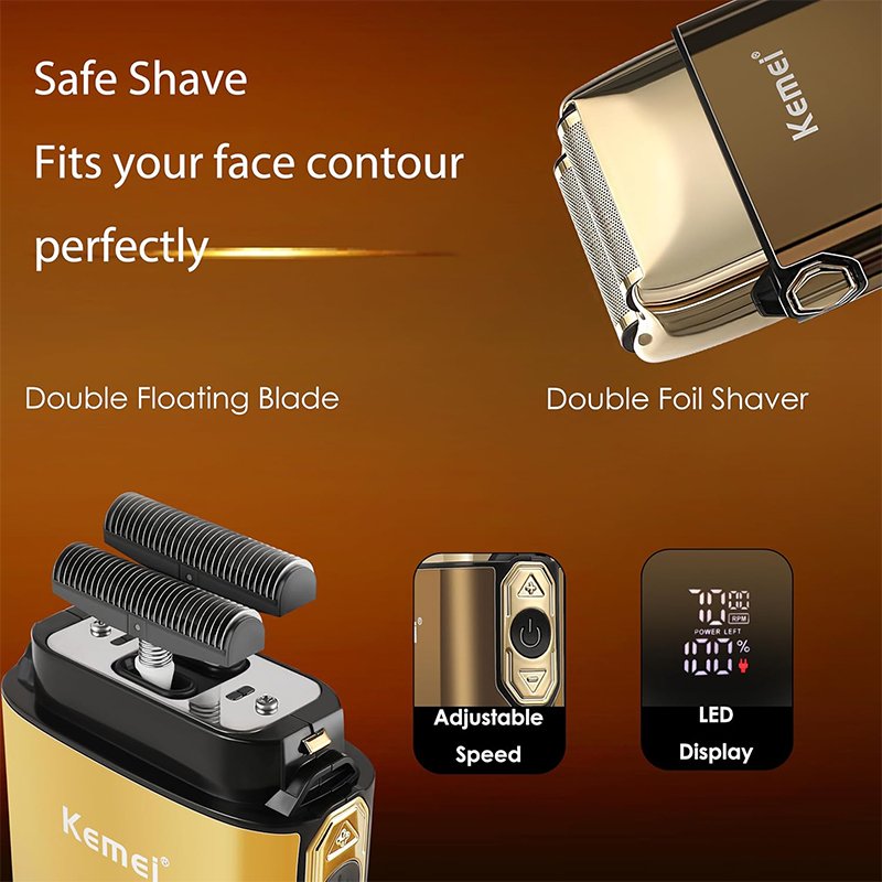 Kemei KM-TX10 T9 Regolabarba E - Mens Grooming Barber recensione e prezzo