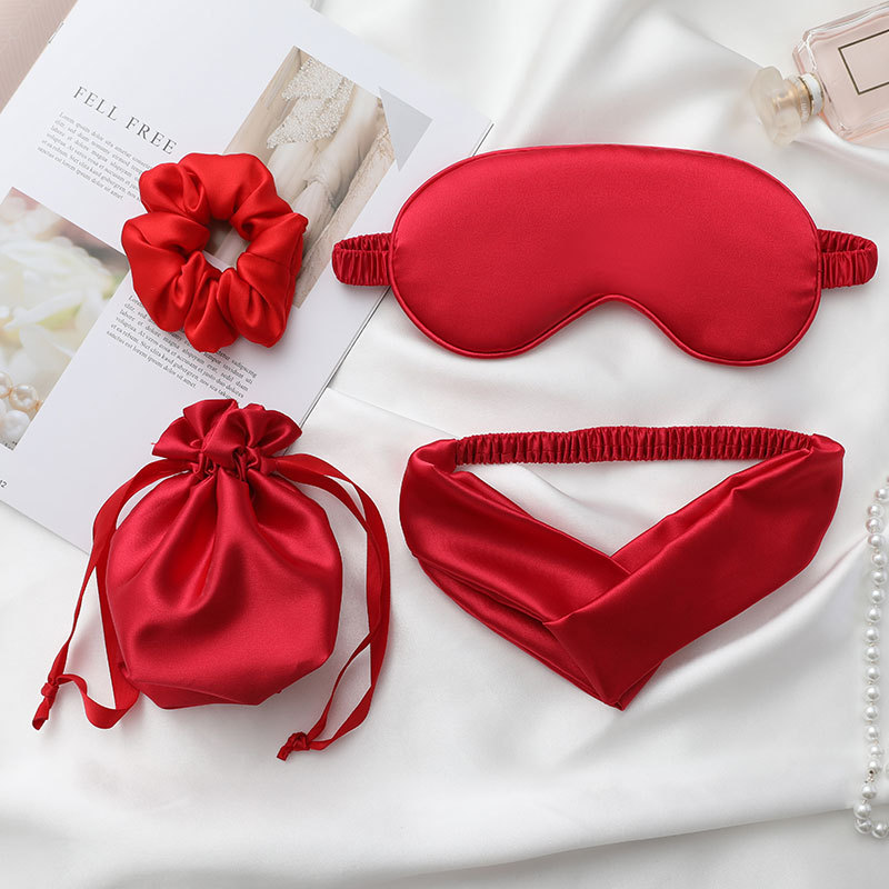 4Pcs Silk Eye Mask fascia per  - Men'S Grooming Tape recensione e prezzo